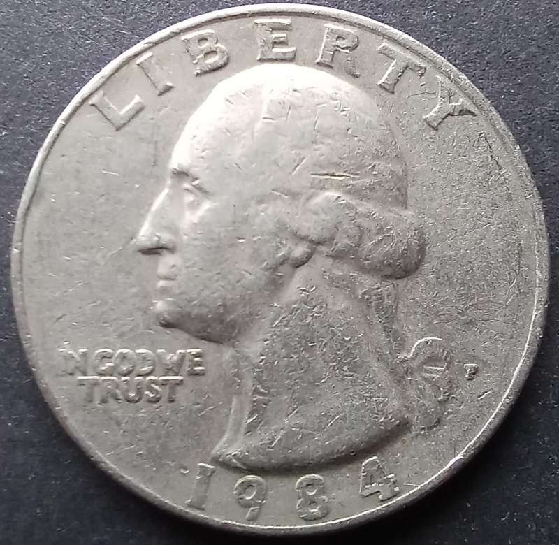 USA Quarter Dollar 1984