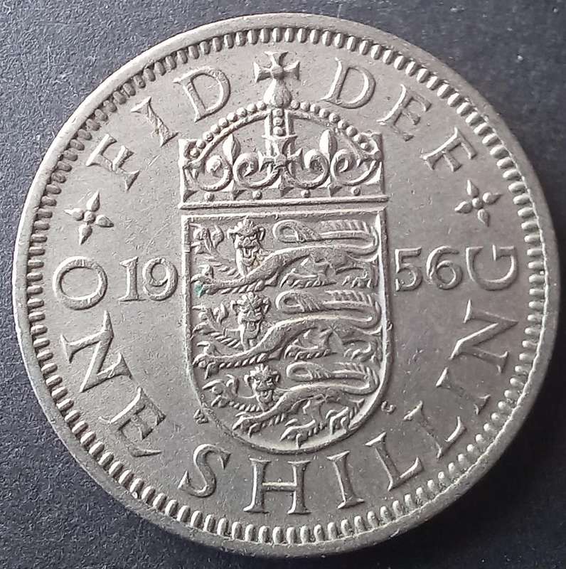 1956 Great Britain 1 Shilling