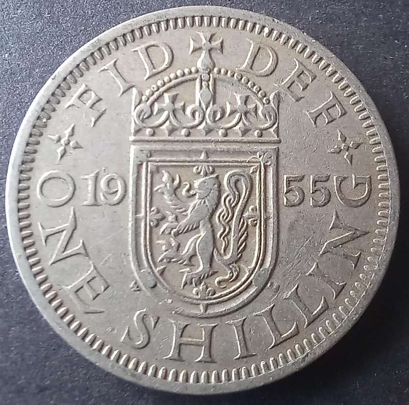 1955 Great Britain 1 Shilling