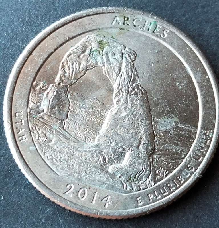 USA Quarter Dollar 2014