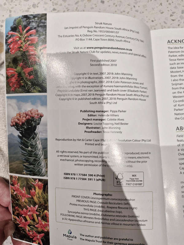 Field Guide to Fynbos