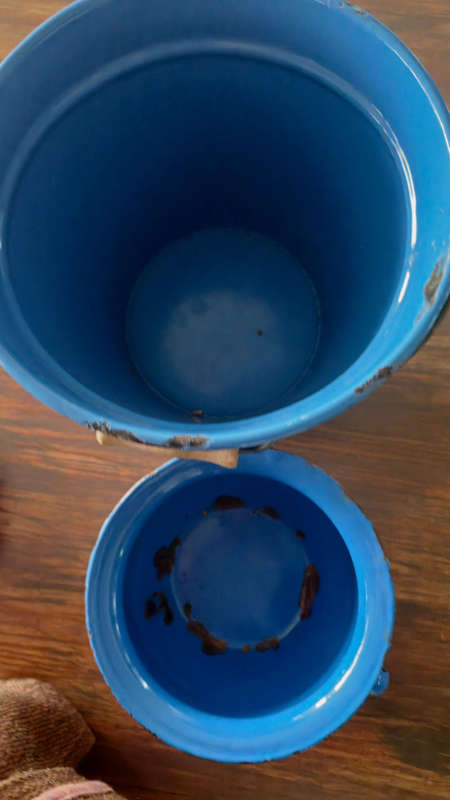 Chamber Pot and Bucket with lid