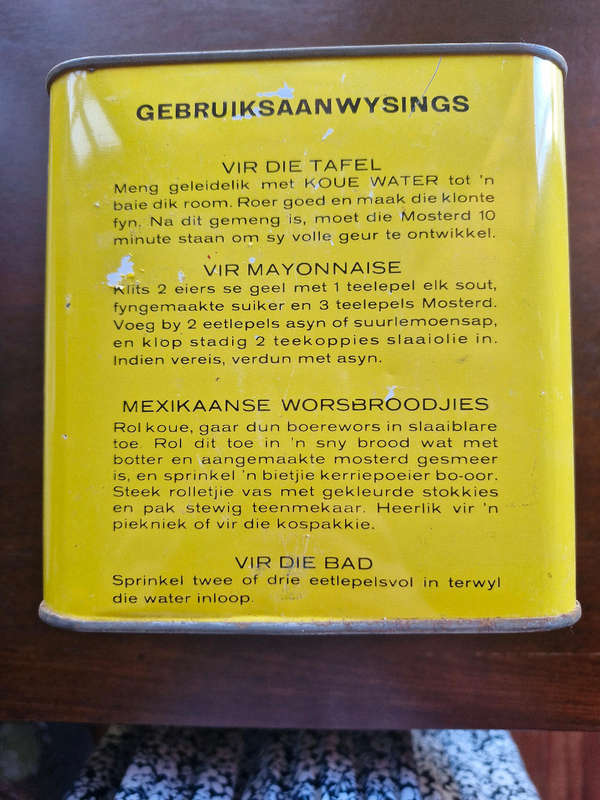 Mustard Tin