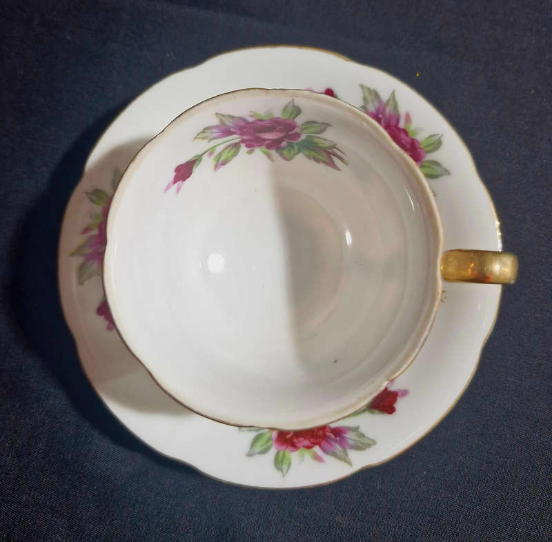 Old English miniature cup & saucer
