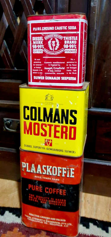 Plaaskoffie tin
