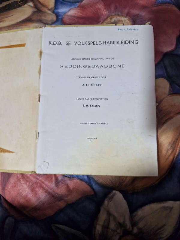 Volkspele Handleiding AM Köhler