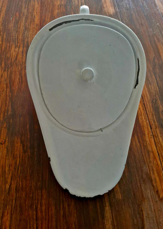 Antique Enamel Bed Pan