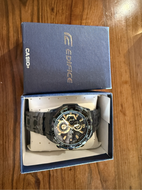 Casio edifice 539 BK-1AV Watch