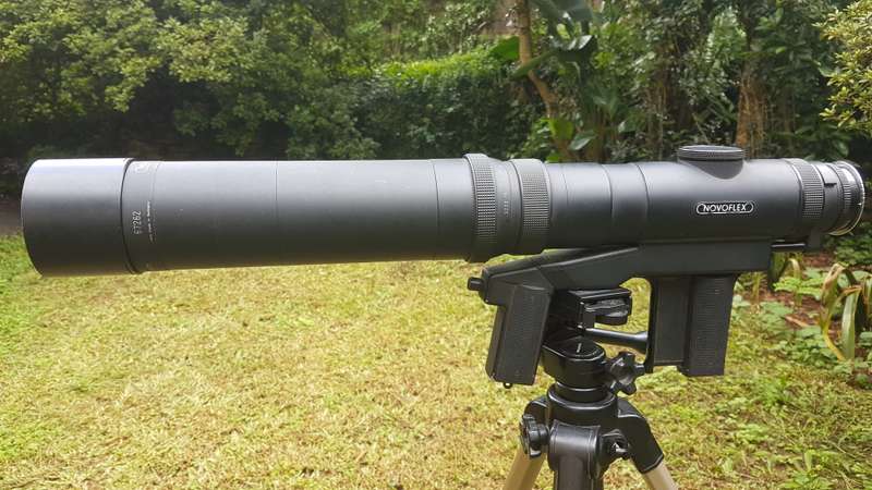 Novoflex manual focus system with 600mm lens and 400mm lens for nikon, pentax or canon