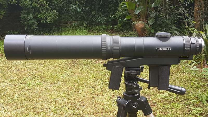 Novoflex manual focus system with 600mm lens and 400mm lens for nikon, pentax or canon