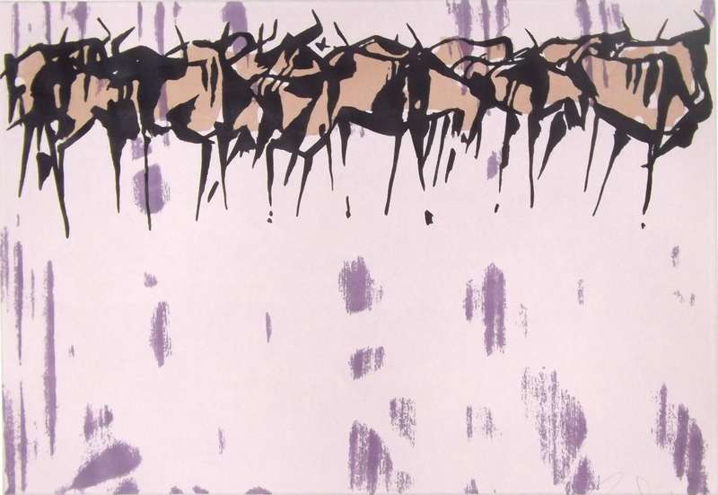 GORDON VORSTER. A3. Hand printed silkscreen. Limited edition. Pencil signed.