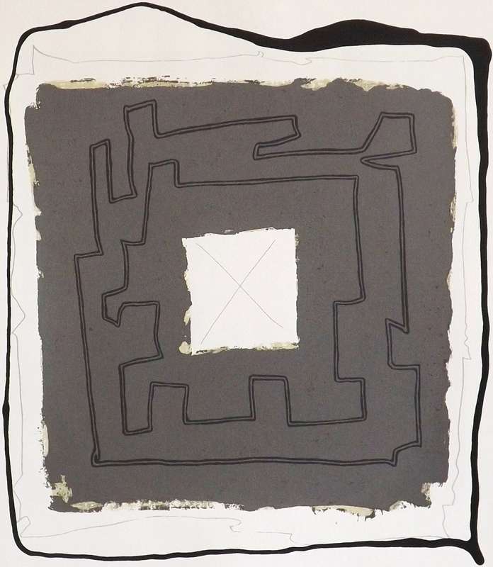 CHRISTO COETZEE. DIE ARK. A3. Hand printed silkscreen. Limited Edition. Pencil signed.