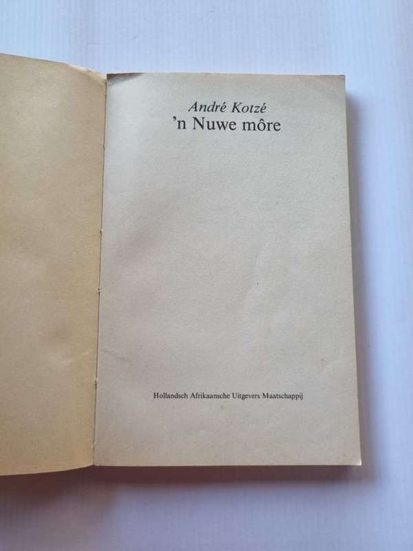 N Nuwe More - Andre Kotze