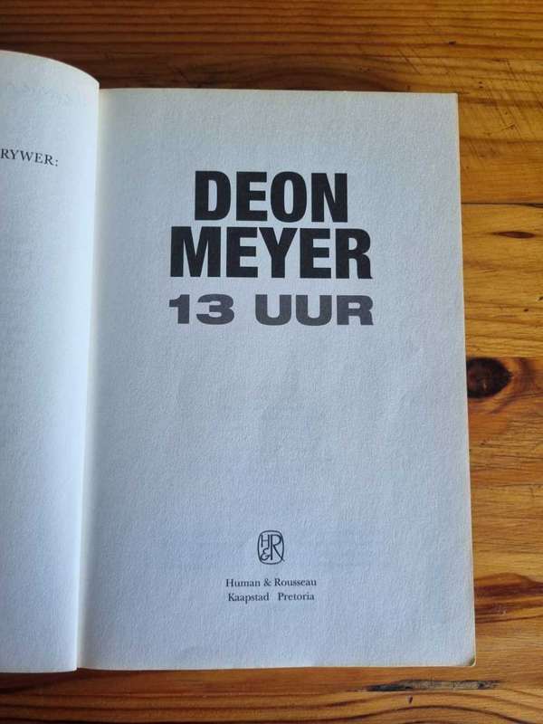 13 UUR - Deon Meyer