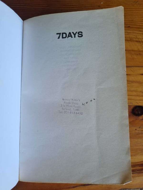 7 DAYS by Deon Meyer