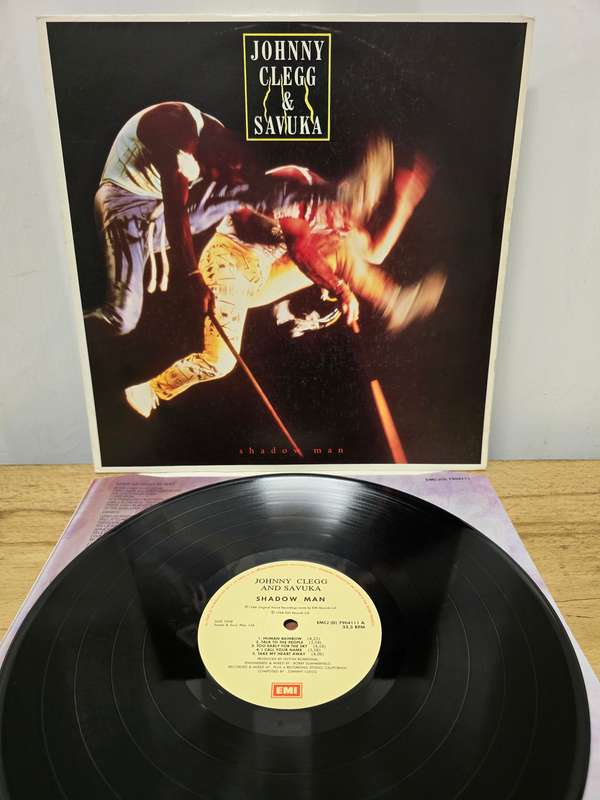 JOHNNY CLEGG AND SAVUKA- SHADOWMAN LP