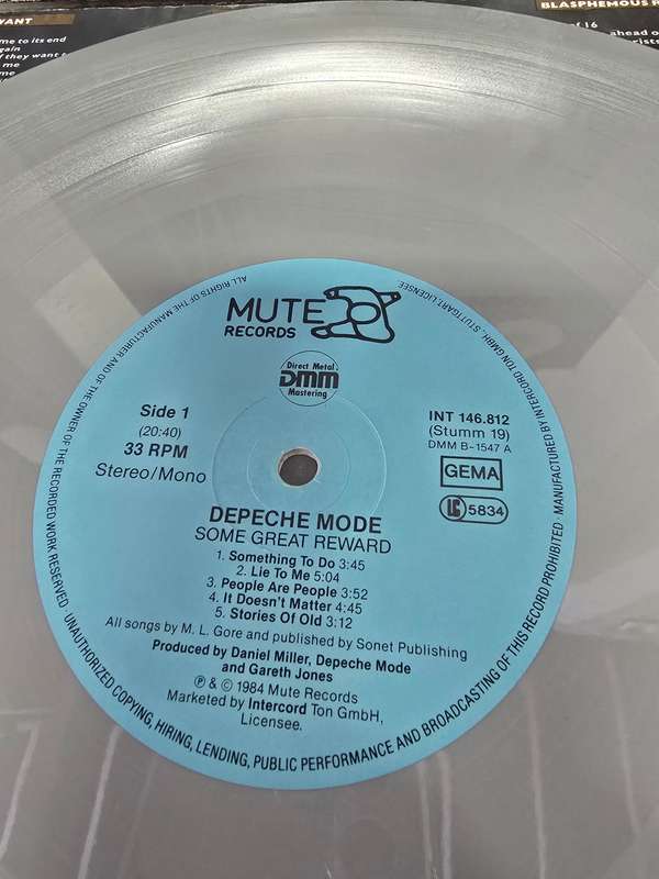 DEPECHE MODE- some great Reward LP