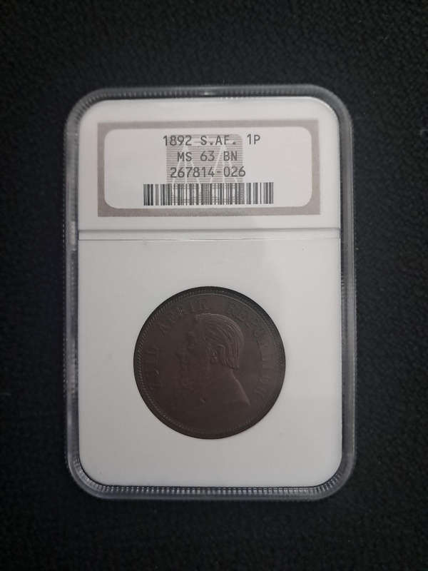 1892 penny -mint!