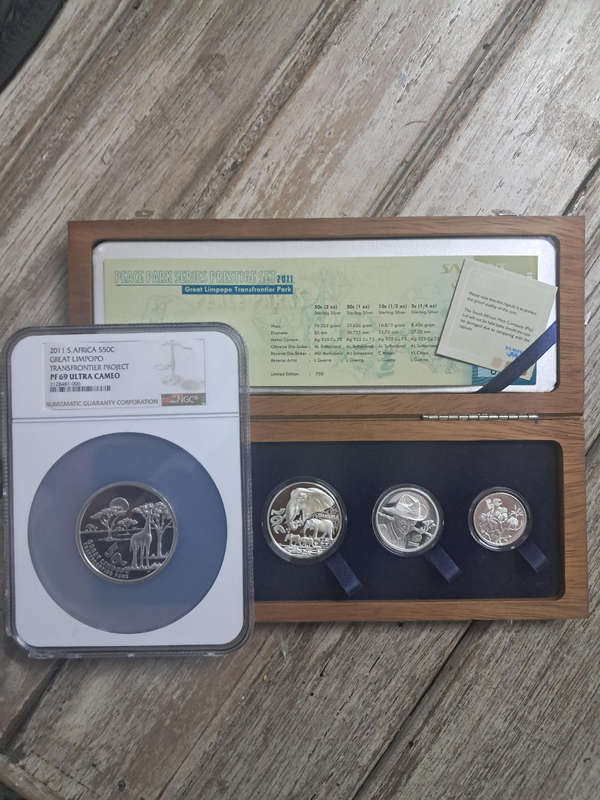 2011 Great Limpopo prestige proof set.
