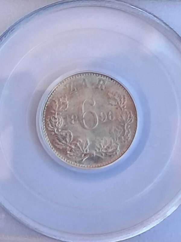 1896 Zar 6D. PCGS MS 63