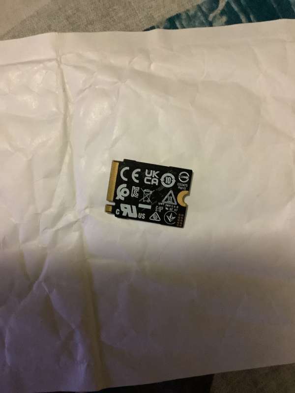 Samsung 256gb PCIe NVMe 30mm