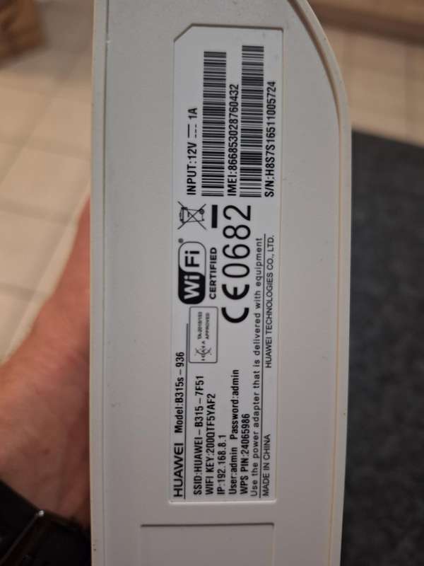 HUAWEI B315s-936 LTE 4G CPE Wifi Router