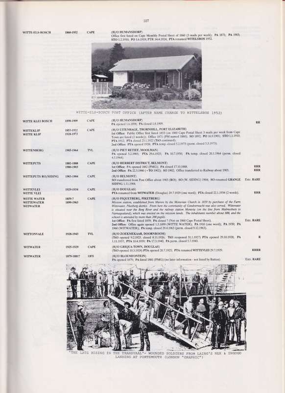 The Encyclopedia of South African Post Offices and Postal Agencies by Ralph Putzel - VOLUMES 1 to 4