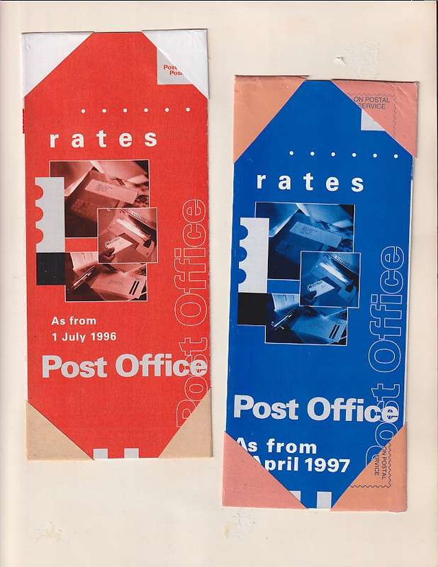 SA Post Office rates booklets collection 1986 to 2008 (not all scans shown)