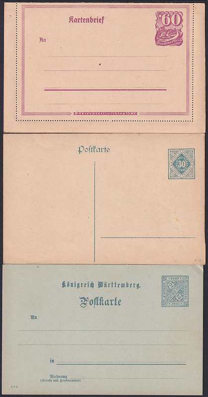 GERMAN EMPIRE collection of postcards, with duplicates, all unused