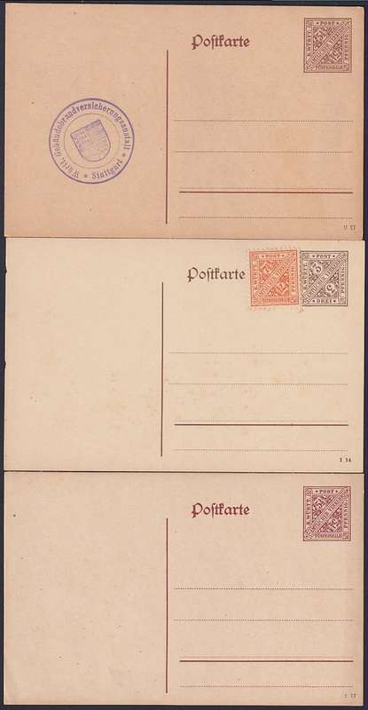 GERMAN EMPIRE collection of postcards, with duplicates, all unused