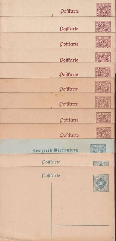 GERMAN EMPIRE collection of postcards, with duplicates, all unused
