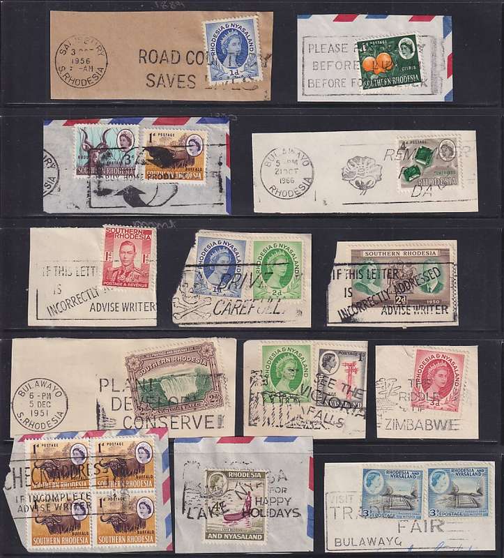 Rhodesias universal machine slogans on piece (2 scans)
