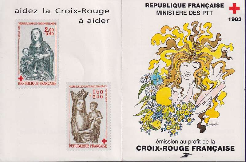 FRANCE - 1983 Red Cross issue booklet (MNH)