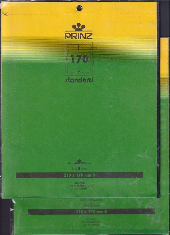 Lighthouse mounts for sheets 210mm x 170mm, large mounts are very expensive (black, 2 packets)