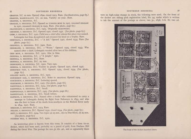 The Cancellations of the Rhodesias and Nyasaland by H. Dann