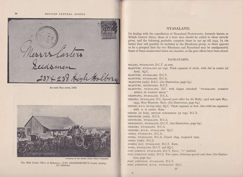 The Cancellations of the Rhodesias and Nyasaland by H. Dann