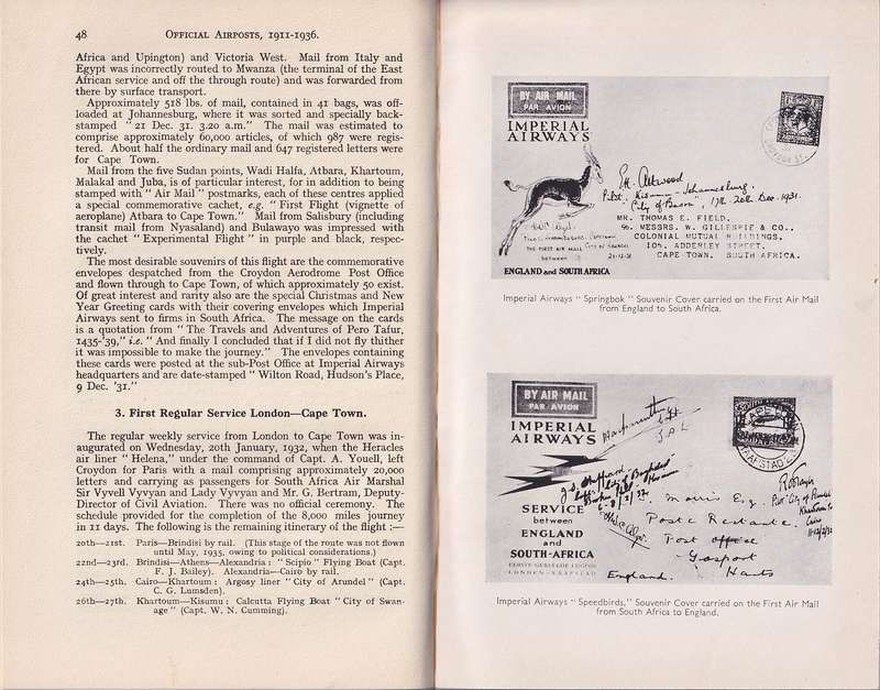The Airposts of South Africa by L.A. Wyndham