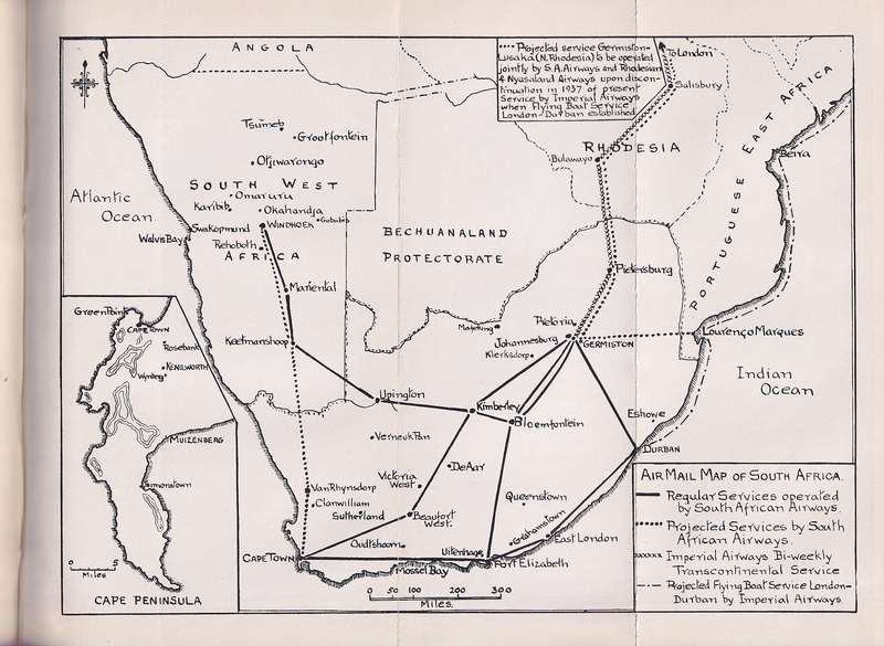 The Airposts of South Africa by L.A. Wyndham