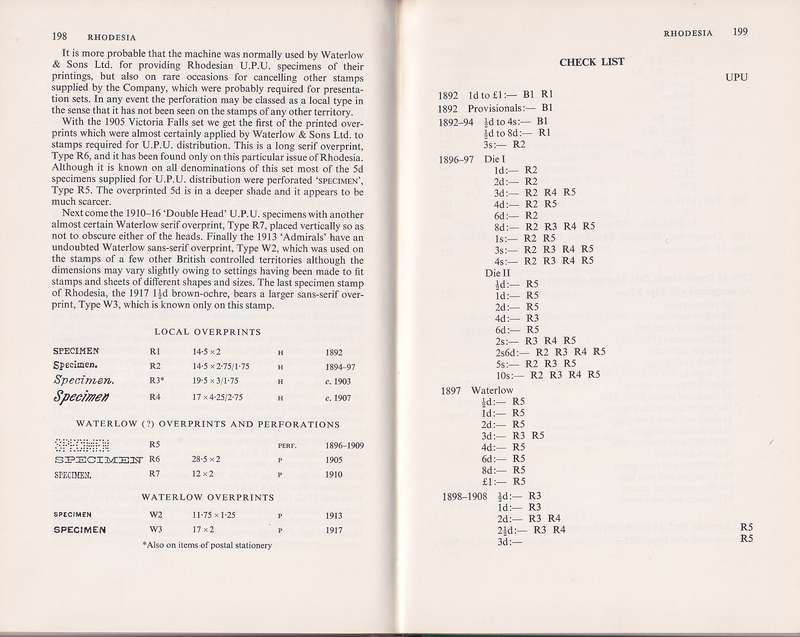 Specimen Stamps of the Crown Colonies 1857-1948 by Marcus Samuel (1976)