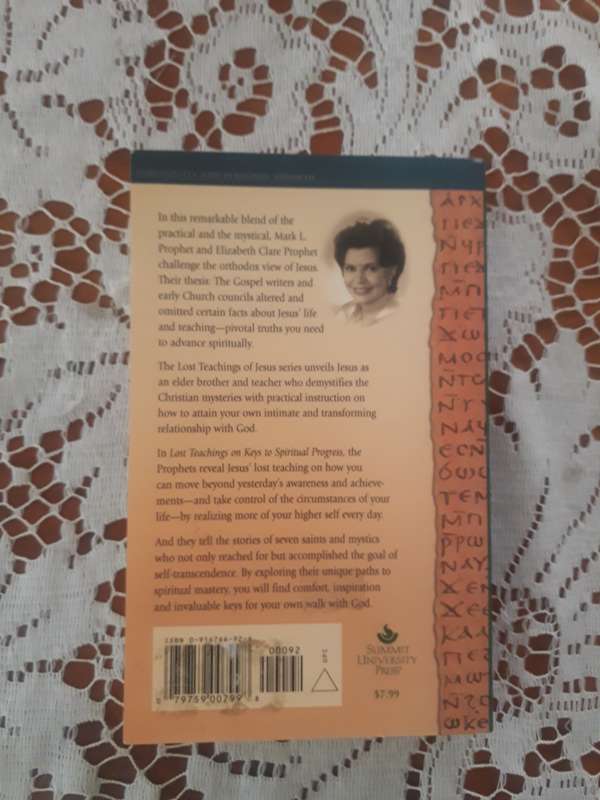 OCCULT BOOK - LOST TEACHINGS ON KEYS TO SPIRITUAL PROGRESS