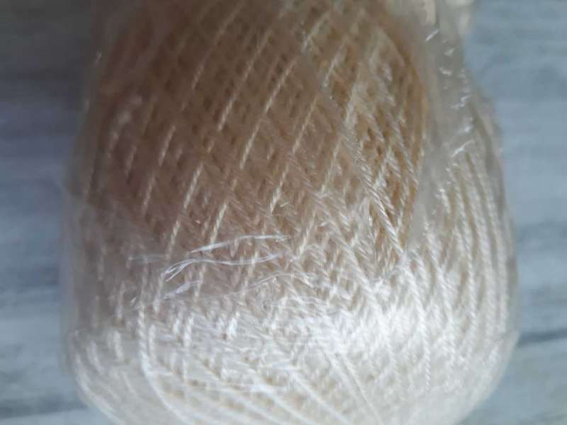 CRAFT - BEIGE 5 X 50G BALLS CROCHET COTTON