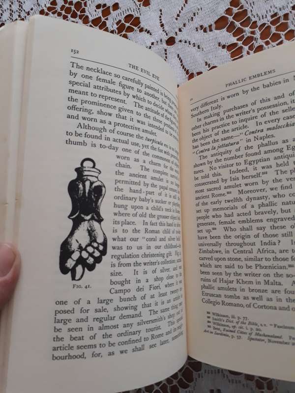 OCCULT BOOK  1958 THE EVIL EYE BY FREDERICK ELWORTHY THE ORIGIN AND PRACTICES OF SUPERSTITION