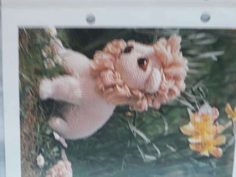 TOY KNITTING PATTERN  - LENNY THE LION