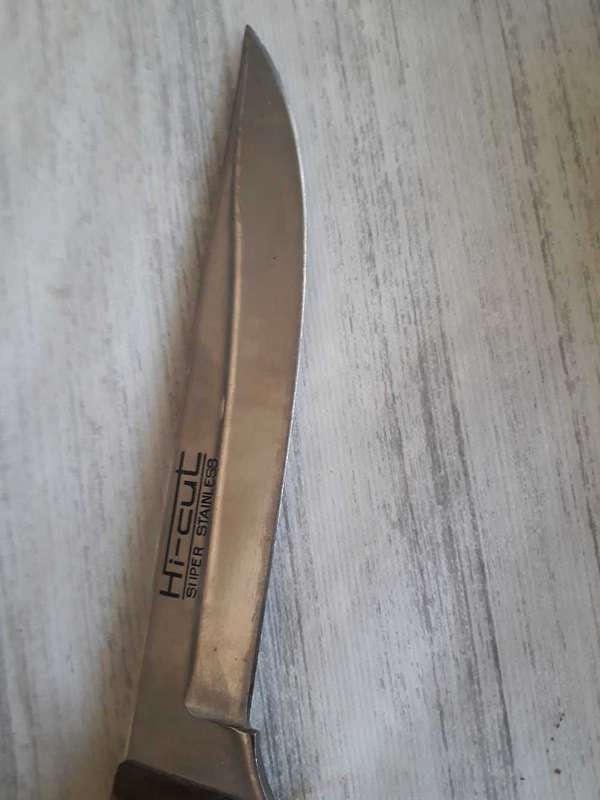 VINTAGE HI-CUT SUPER STAINLESS KNIFE - RARE FIND. 25 CM