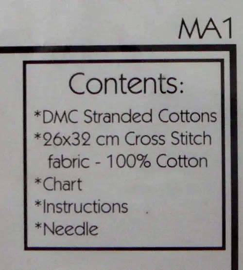 Cross Stitch Kit by Mollink Designs - Lion