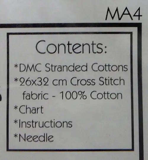 Cross Stitch Kit by Mollink Designs - The White Rhino
