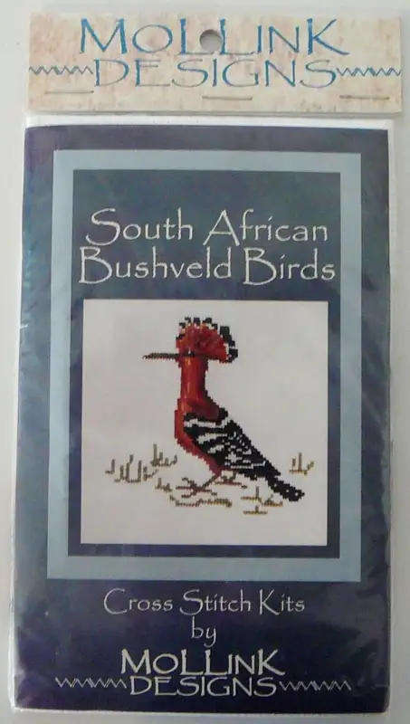 Cross Stitch Kit by Mollink Designs - The African Hoopoe