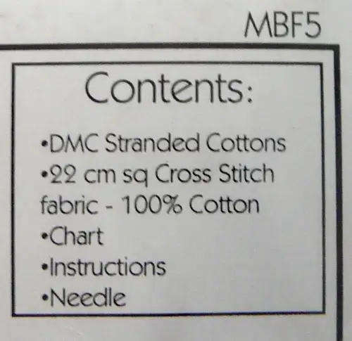 Cross Stitch Kit by Mollink Designs - The Honey Bee
