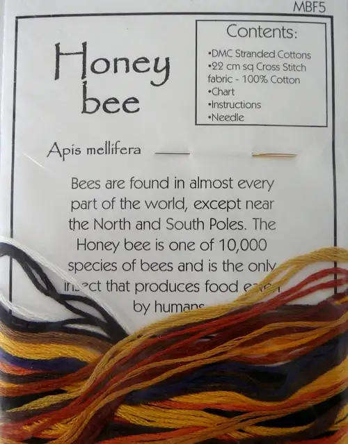 Cross Stitch Kit by Mollink Designs - The Honey Bee