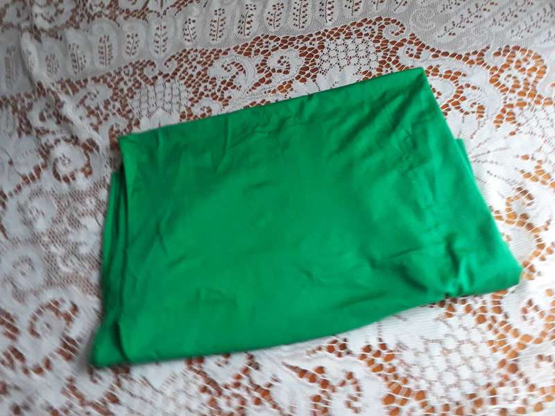 CRAFT GREEN STRETCH FABRIC PIECE 1.68M X 1.08M